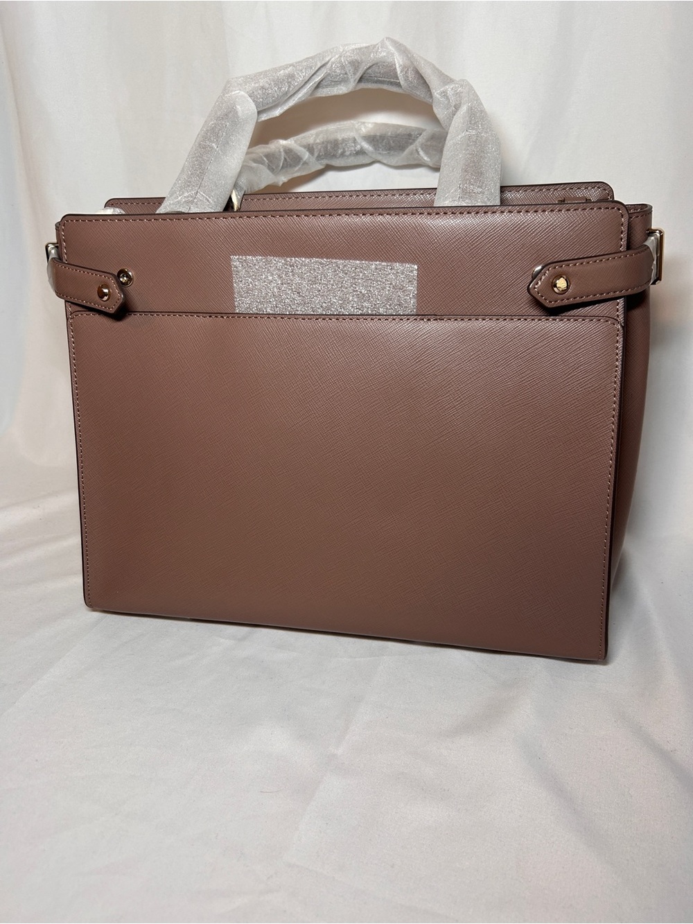 Kate Spade Staci Large Satchel Dusky Iris Leather Bag NWT - Picture 3 of 12